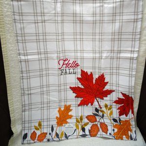 Reversible Hello Fall Tea Towel Kay Dee Design